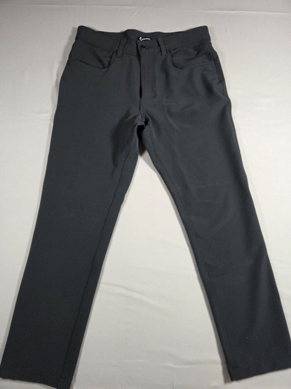 Origin USA Men's VRSA Black Chino Style Tech Pant Stretch 34x32